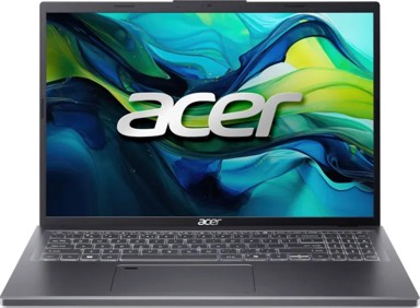 ACER Laptop Aspire 16 A16-51GM-50TK / Intel Core 5 120U, 16", 1280x800, 16GB, 512GB SSD, GeForce RTX 2050, Windows 11, siva